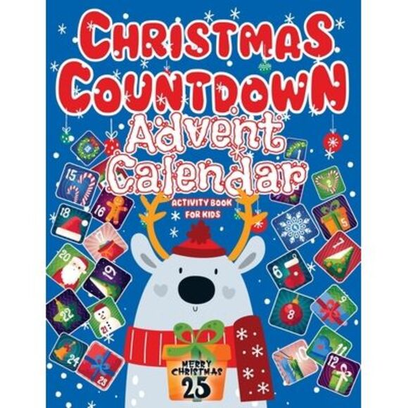 Advent Calendar 2025: Christmas Countdown, Activity Book For Kids Featuring Sudo - Picture 1 of 1